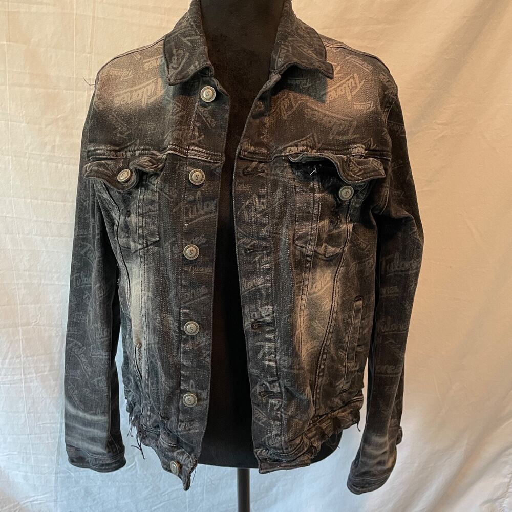 Tulones Currency Collectors Womens Denim Jacket And Jeans Black Wash Size S